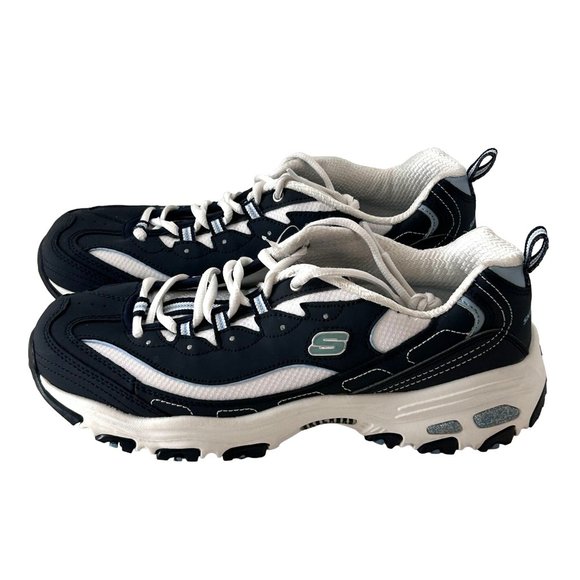 Skechers Shoes - Skechers D'Lites Biggest Fan Sneakers Memory Foam Lace Up 11930EW Womens 10